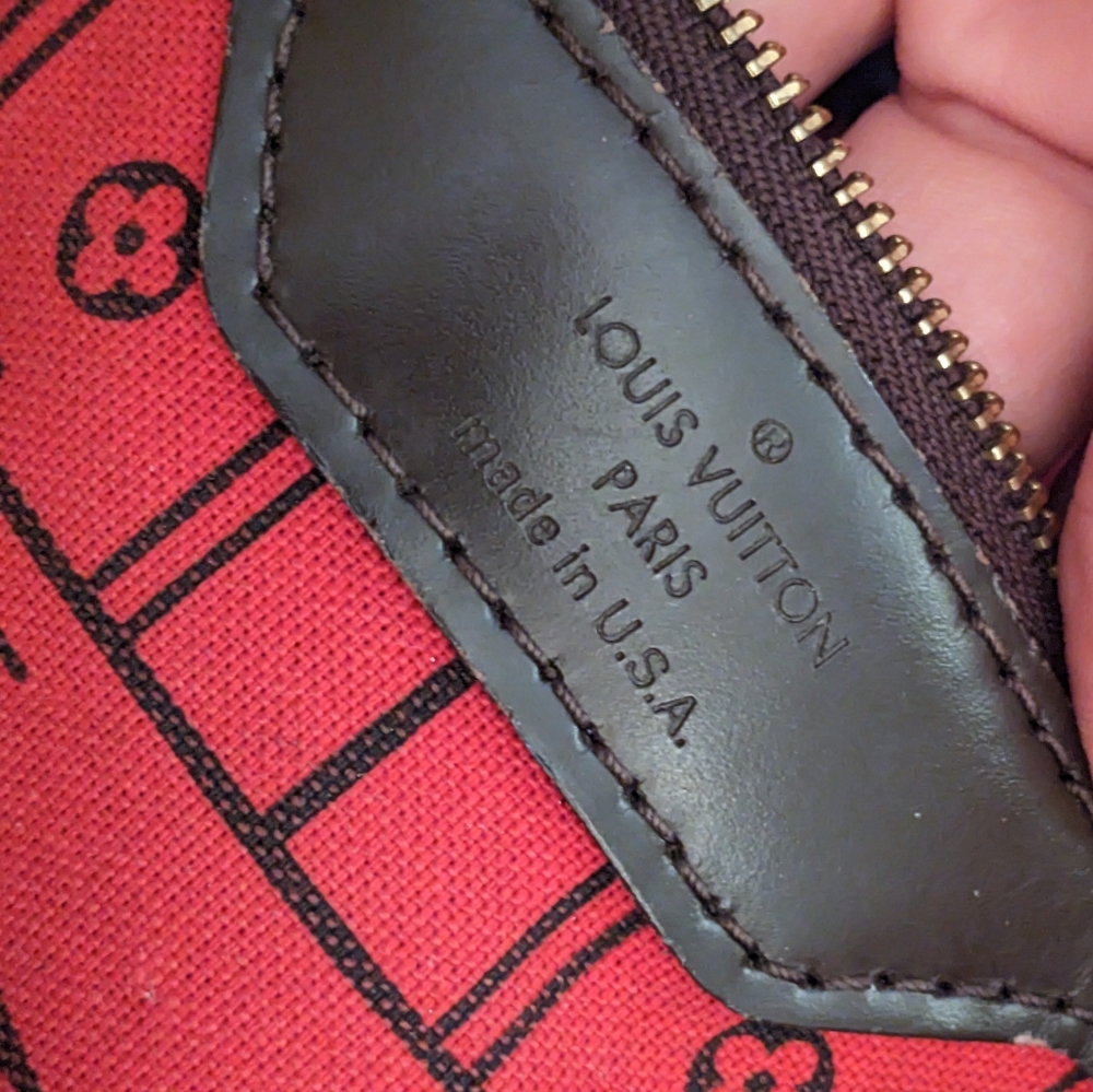 Preloved LV Neverfull MM Damier Ebene tote - Picture 8 of 8